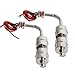 Aopin Water Level Sensor Switch Stainless Steel,Liquid Level Sensor Float Switch, Plastic Ball Float Controller For Water Pump Fish Tank Cistern Sump Filter Aquarium Swim Pool Garden Pond Liquid 2 Pcs