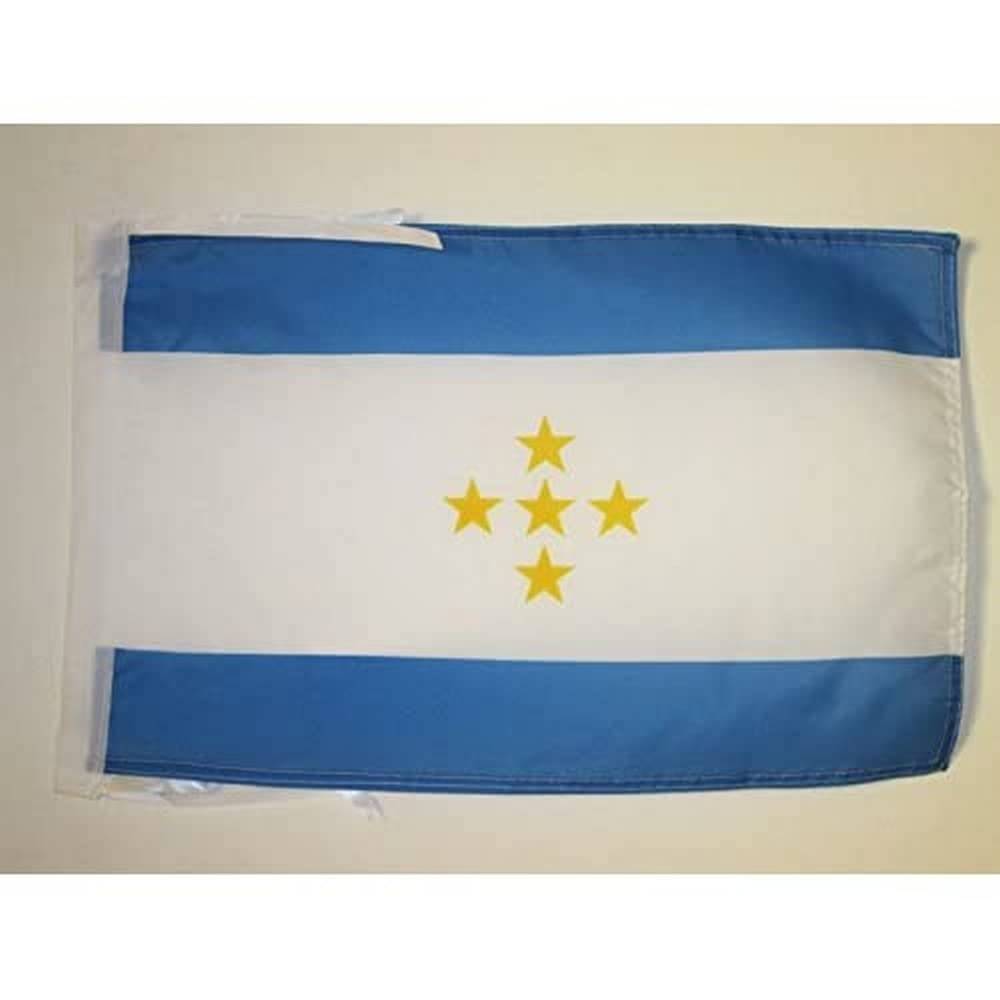 AZ FLAG, Tahiti independentist Flag, 18'' x 12'', 100% Polyester French Polynesia Small Banner with Two Cords, Fade Resistant