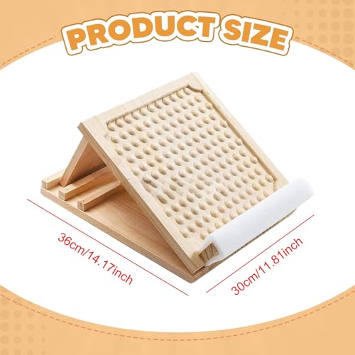 Tabla inclinada de madera para estiramiento de pantorrillas miniatura 4