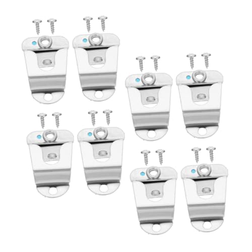 Sosoport 8Pcs Car Mic Mount Holders Hangers Clips for Compatible Microphone Hooks for Vehicles Easy Installation Recording Accessories