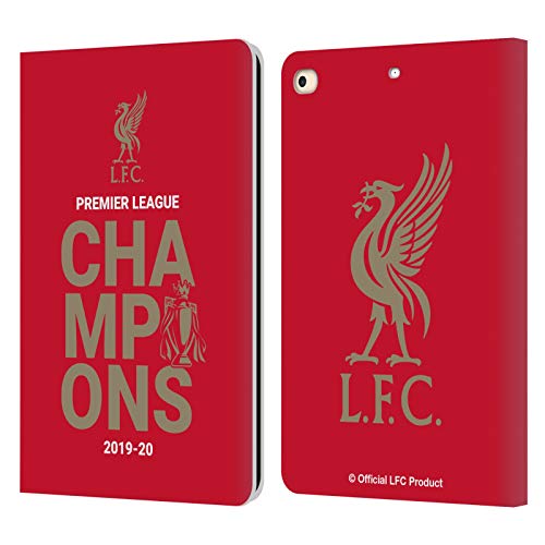 Étui portefeuille en cuir rouge compatible iPad 9.7 2018 2017 Liverpool FC