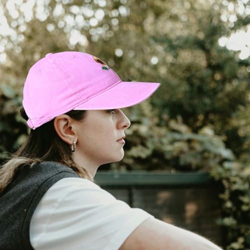 Gorra ajustable bordada con flor sonrisa para mujer miniatura 4