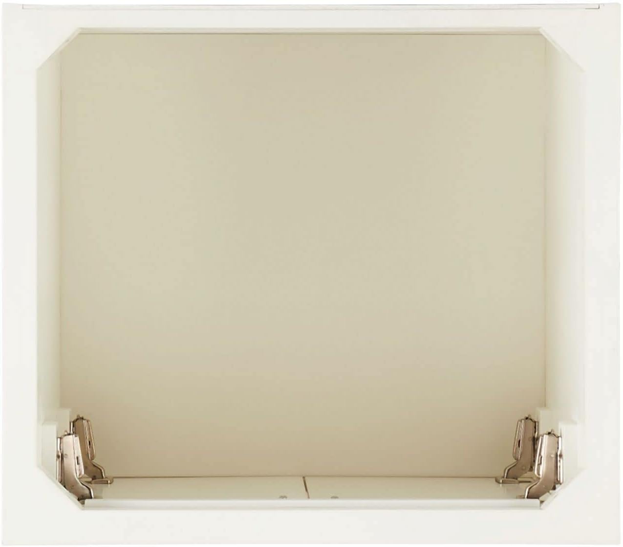 Signature Hardware 480583 Quen 24" Free Standing Single Vanity Set with Wood Cabinet, Vanity Top and Rectangular Undermount Vitreous China Sink