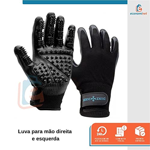 Par Luvas Escova Tira Pelos Cães True Touch Duke & Dixie