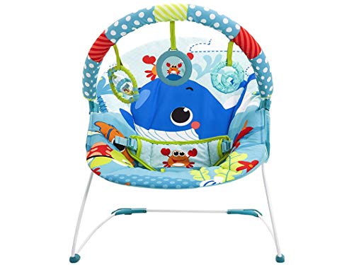 Cadeira De Descanso Musical E Vibratória Mar, Mastela, Azul, Médio