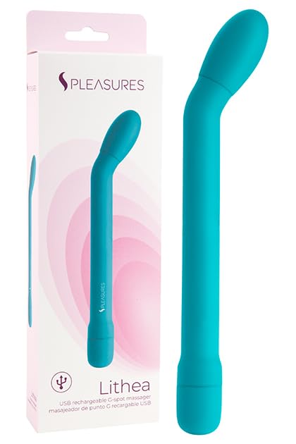 Masajeador Suelo Pélvico RECARGABLE USB Vibrador Fisioterapia Estimulación Zona G Lithea Spleasures (Turquesa)