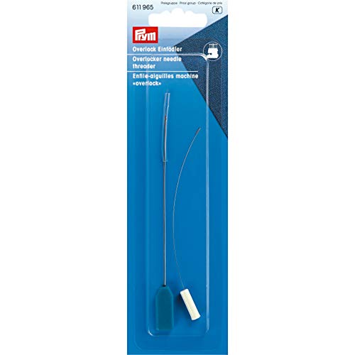 Prym Enhebrador máquinas Overlock, Plateado, 16.4 x 5 x 0.4 cm, 10