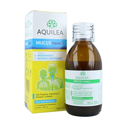 AQUILEA Mucus Jarabe 200 ml | Vías Respiratorias | N-acetilcisteína MSM Própolis Drosera Hiedra y...