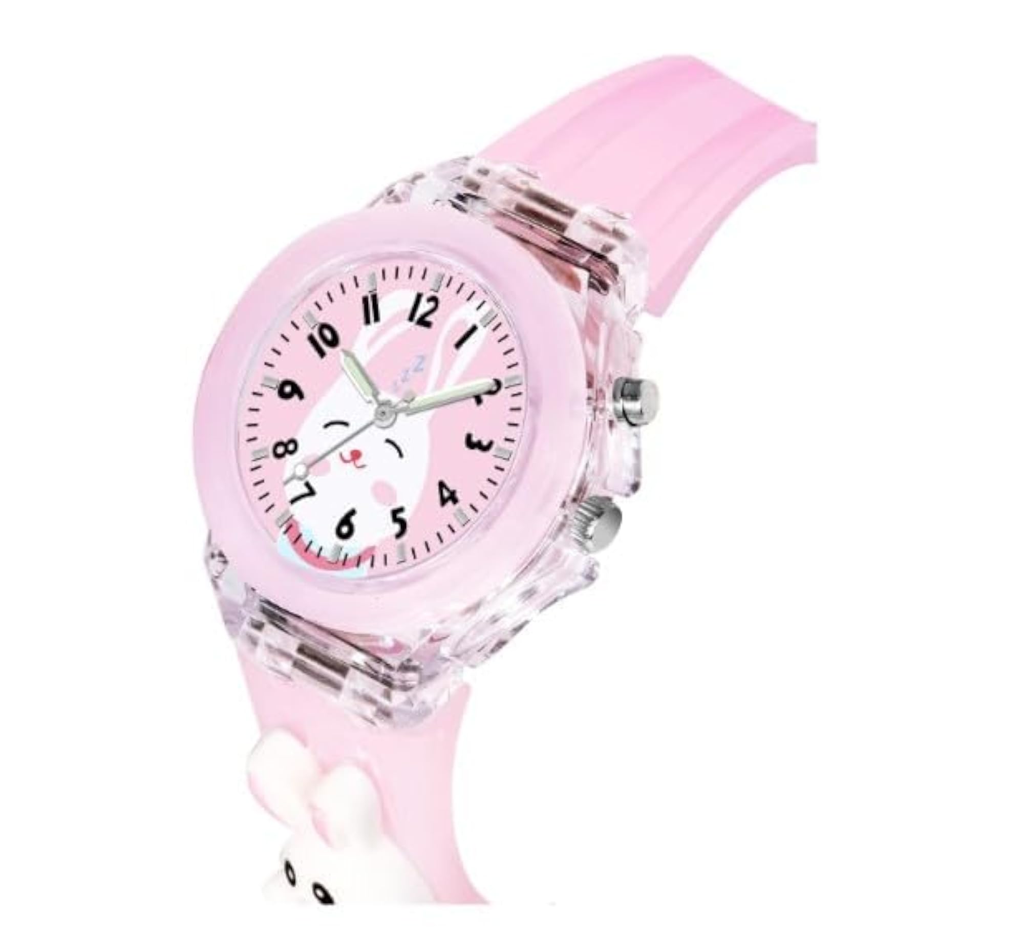 Kids Silicone Unicorn Multi Color Analog LED Watch