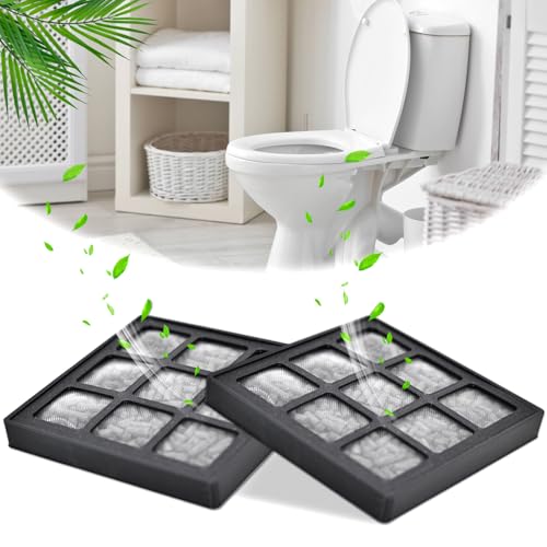 Aktivkohlefilter, Kompatibel mit Aktiv Kohle Filter für Geberit Balena 8000 und AquaClean 8000plus, Ideal Kompatibler Ersatz (2 Stück))