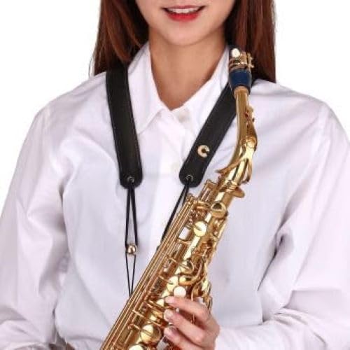 image for Hengulus CIELmusic Premium DIAMOND Adjustable Saxophone Neck Strap,Sof