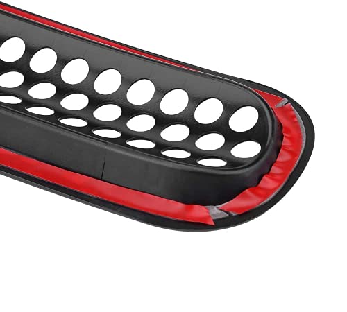 For Jeep Accessories Front Grill Mesh In Serts Clip-In Grille Guard With Key Hole Hood Lock Compatible With Wrangler Jk Rubicon Sahara & Unlimited 2007-2015 (Matt Black, 7Pcs) #TOP4