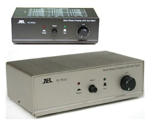 image for Phono Preamps TCC TC-753LC BLACK Phono Preamp w/Level Control and AUX 