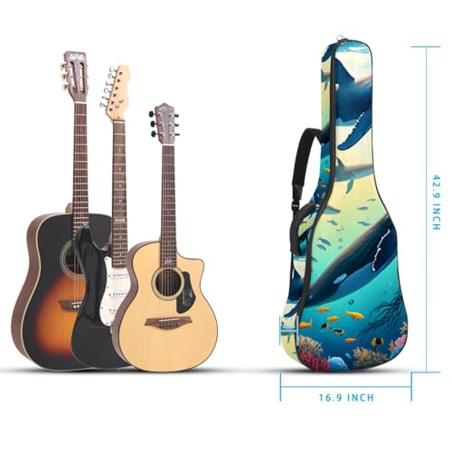 Housse guitare acoustique 101,6 cm imperméable avec sac de protection - 5
