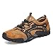 Produktbild FLARUT Herren Sommer Trekking Sandale Wanderschuhe Super Atmung Draussen Hiking Schuhe Mesh Vamp Wasserschuhe Sport Laufen Klettern(Braun,43)