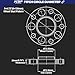 KSP Hubcentric Wheel Spacers 5x120mm, 20mm Thread Pitch M12x1.5 Hub Bore 72.56mm Forged Spacers for E82, E88 E36 E30 E90, E91, E92, E93 E28, E34 E23, E32, W38 E31, 2 Years Support (5 Lug)