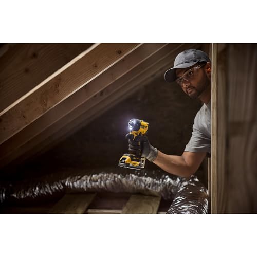 DEWALT 20V MAX 1/4 Inch Hydraulic Impact Driver,Quiet, Brushless Cordless XR Extreme Runtime, LED Halo Ring, Tool Only (DCF870B) by DEWALT - Image 7