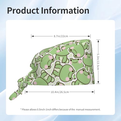 Image of Adjustable Working Cap Breathable Unisex Women Men Elastic Bandage Tie Back Hats Scrub Nursing Doctor Surgeon Cap
