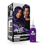 Splat | Complete Kit | Hair Dye | Semi-Permanent | Long Lasting | Vegan and Cruelty-Free (Passionate Purple)