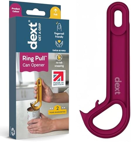 Abrelatas Ring Pull & Pop Top (Mulberry) fácil de abrir cualquier...