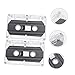 Mikikit 20 Pcs Audio Tape Blank Cassette Tape for Mixtape Cassette Tape Tapes for Recording 30 Minute Cassettes 30 Min Recording Time Tapes Standard Size Cassettes Low Noise Tape