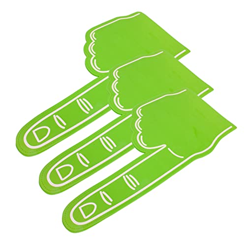 Toddmomy 3 peças de espuma berços de dedo luvas de mão de espuma EVA mini ventiladores portáteis We