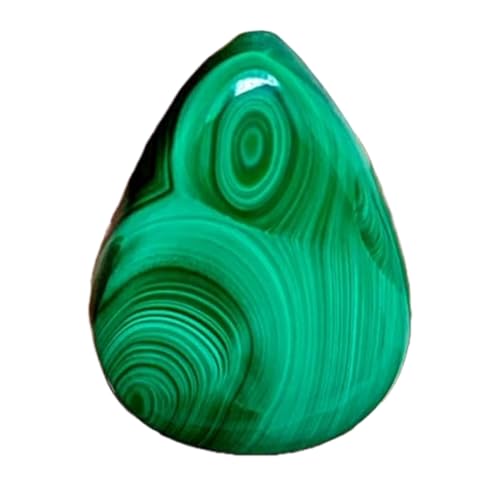 Pierre gemme malachite 22x16x5mm pour fabrication bijoux DIY bague pendentif