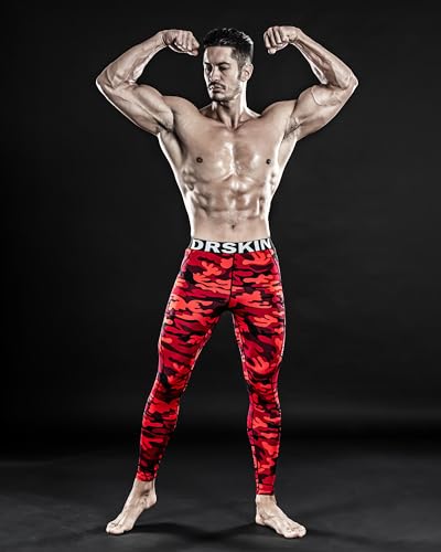 image for DRSKIN Men’s Compression Pants Tights Leggings Sports Baselayer Runn