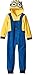 Minions Big Boys' Minion Family Cosplay Union Suit, Yellow, 8