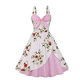 QHDDP Winter Kleider Damen MäDchen Kleider Winter Kleider MäDchen Brautkleid Standesamt Hippie Kleid Brautkleid Rosa-2 M
