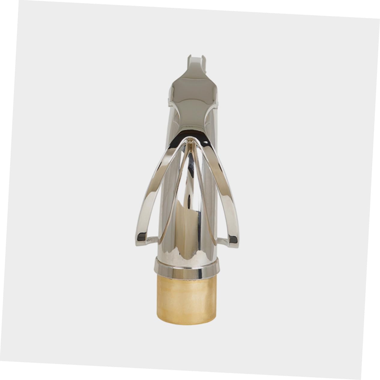 VICASKY Collo Lavorazione di Precisione e Sassofono Tenore per Curvo Facile Installazione in Ottone Placcato Argento Diametro 27,5 Mm, Accordatura in Si Bemolle
