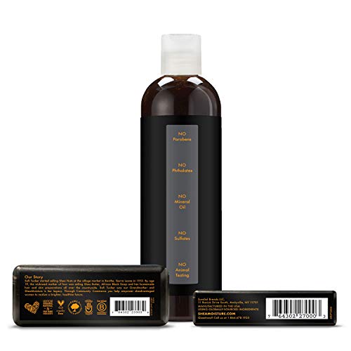 Sheamoisture 10764302018893 Bath Face Skin Care Kit Body Cleanser For Dull Skin African Black Soap Made With Fair Trade Shea Butter thumb #1