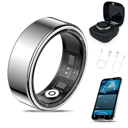 Casatelier Smart Health Ring with Heart Rate Monitor, Blood Pressure,