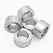 5 Pack M12 Aluminum Spacers, 12.5 mm ID x 20 mm OD x 10 mm Length Round Spacer, Unthreaded Standoff Bushing Plain Finish Metal Spacer, 1/2
