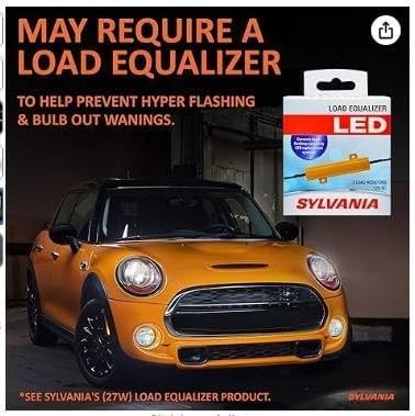 Miniatura 3 de SYLVANIA - Mini bombilla LED blanca 7528 - Bombilla LED brillante, ideal para luces de circulación diurna (DRL) y luces de marcha atrásretroceso