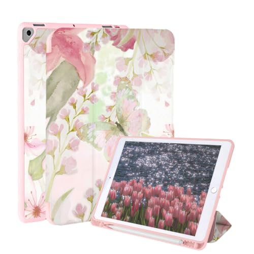 Étui iPad 10.2 (9e/8e/7e gén) coque arrière fine avec porte-crayon