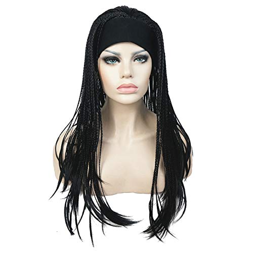 Aimole Long Braided Wigs Crochet Hair Fully Hand...