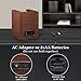Watch Winder,Automatic Single Watch Winder for Women's and Men's Watches, Watch Shaker with Japanese Quiet Motor, Battery Powered or AC Adapter(Brown)