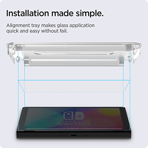 Spigen Tempered Glass for Nintendo Switch OLED - Image 3