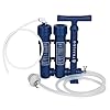 Pro Water Purifier Water Purification System for Survival – High-Volume Hand Pump Portable Water Filter for Group Camping, Backpacking, Emergency Preparedness – 3-Stage Water Filtration System