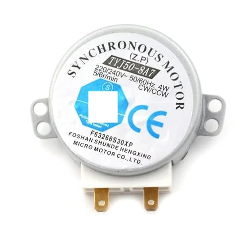 Micromoteur synchrone TYJ50-8A7 220V pour plateau tournant et chauffage d'appoint