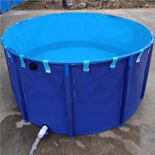 Portable PVC Canvas Fish Pond - Round Above Ground Pool