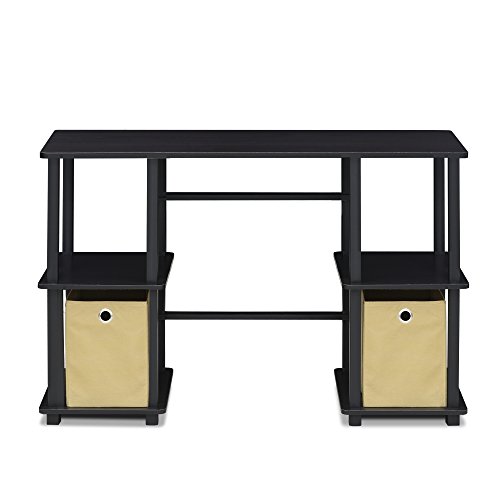 Furinno Turn-N-Tube Computer Desk, Espresso #TOP3
