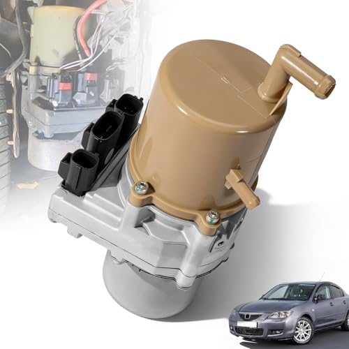 LEAPTREND 3 Plugs Electric Power Steering Pump Assembly Compatible with Mazda 3 2.0L 2.3L 2005-2009; Mazda 5 2.3L 2006-2010