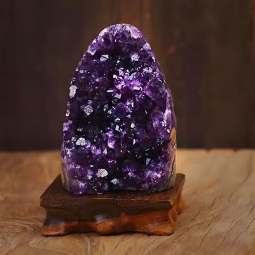 Géode d'améthyste violette de qualité supérieure avec socle de présentation - 2