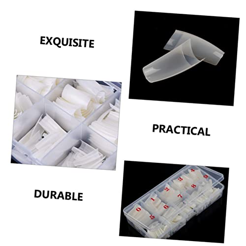 KALLORY 2500 Pçs Unhas Postiças Manicure Unhas Postiças Brancas Pontas De Unhas Manicure Unhas Posti