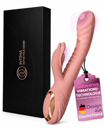 INTIMA Rabbit Vibrator für Sie | Präzise G Punkt & Klitoris Stimulation | Vibratorensets für Frauen | Erotisches Sex Spielzeug für Paare | Sex Toy