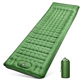 🍀【Unerwartete Überraschung】Mit Knöpfen an der Seite können Sie ganz einfach eine Luftmatratze Camping mit der anderen verbinden und sie in ein Doppelbett verwandeln. Perfekt für die ganze Familie oder ein Paar. Holen Sie es sich jetzt für Ihre Liebsten!