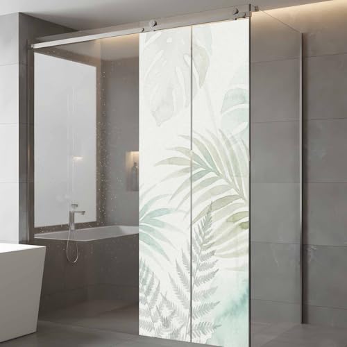 Película para ventana frosted verde 23.6 x 59 pulg miniatura 3