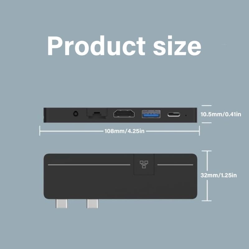 Docking station universale USB C per lettore di schede Pro9/8/X 4K USB3.0